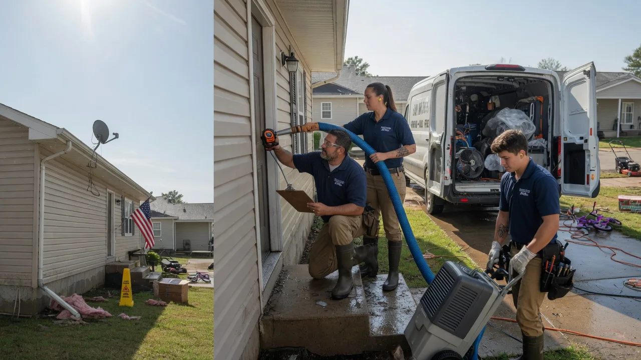 Ceiling Water Damage Restoration in Hazleton, IN near me